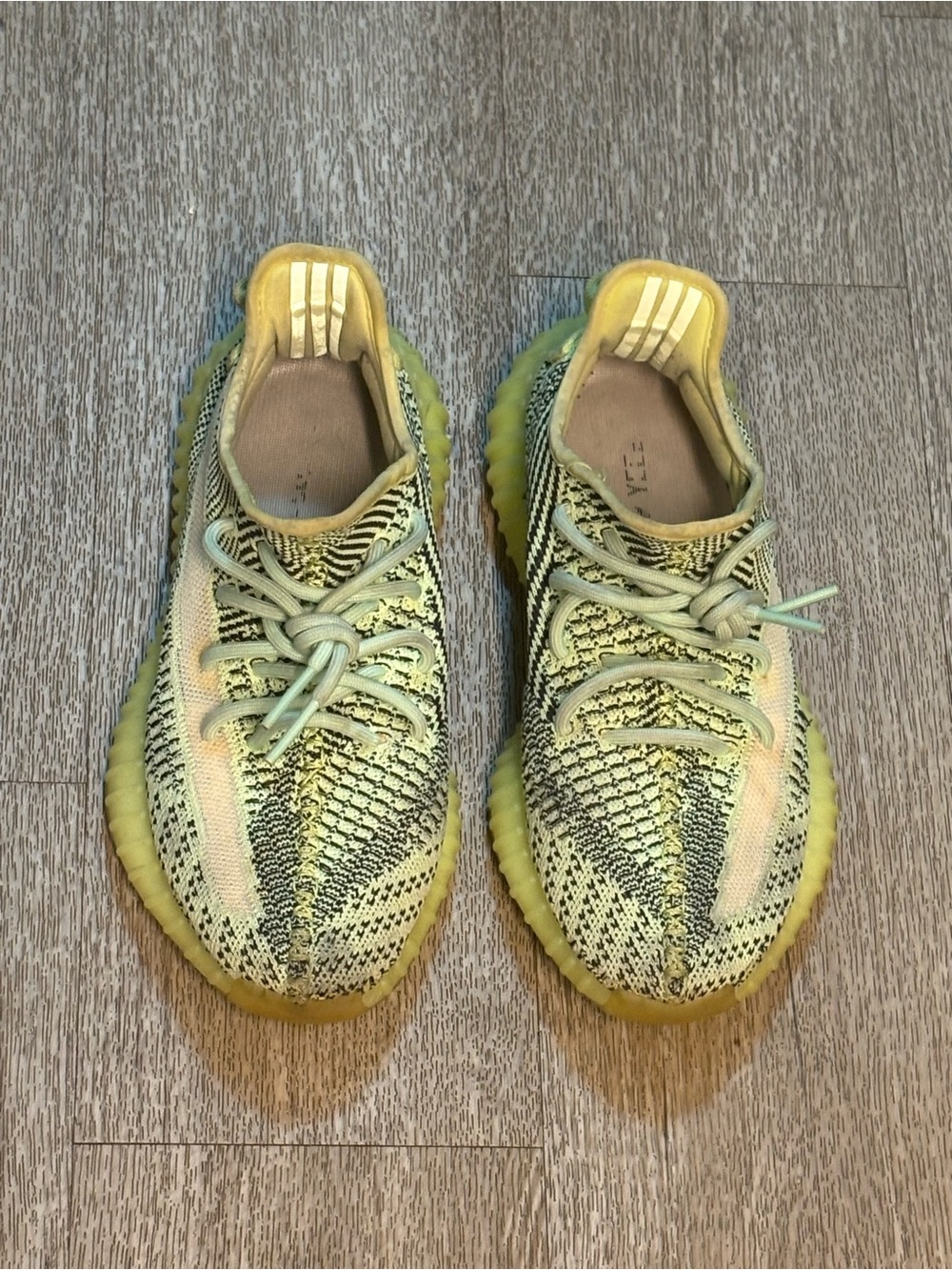 Boost 350 V2 'Semi Frozen Yellow' — Yellow/Grey Running Sneakers